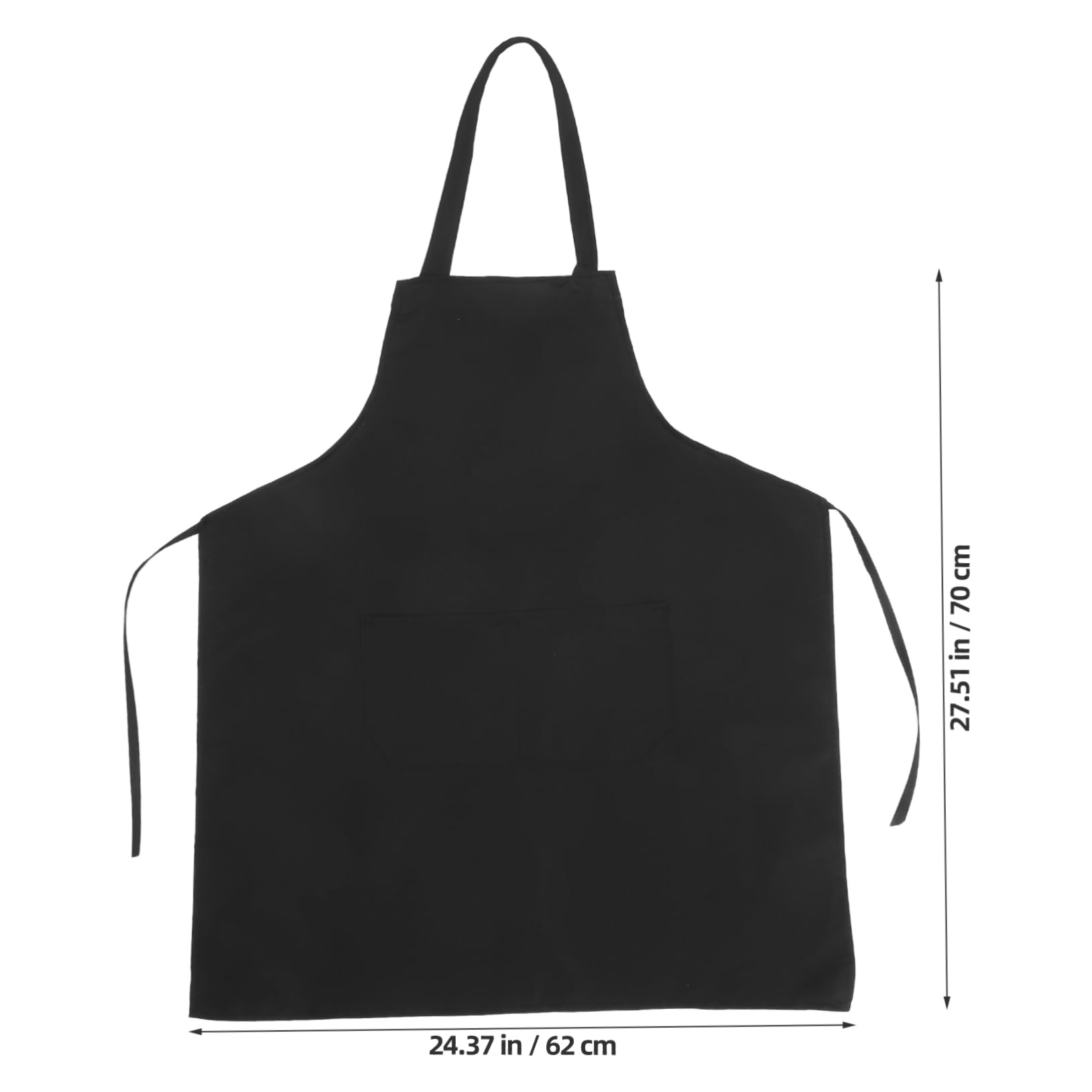 LIFKOME Tissu Tablier 10 Pièces Grosse Poche Noir Cuisine