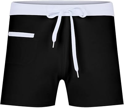 Generisch Maillot De Bain Traditionnel Pour Homme - Loisirs Et Fitness - Sport - Grande Taille - Cinq Surf - Séchage Rapide - Short De Plage - Short De Bain Pour Homme, Bleu, S