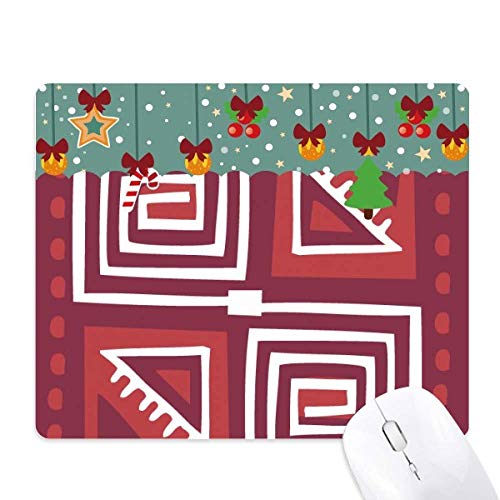 Tapete de ratón de tótems de México en vino rojo, el regalo de Navidad ideal para tu zona de juego