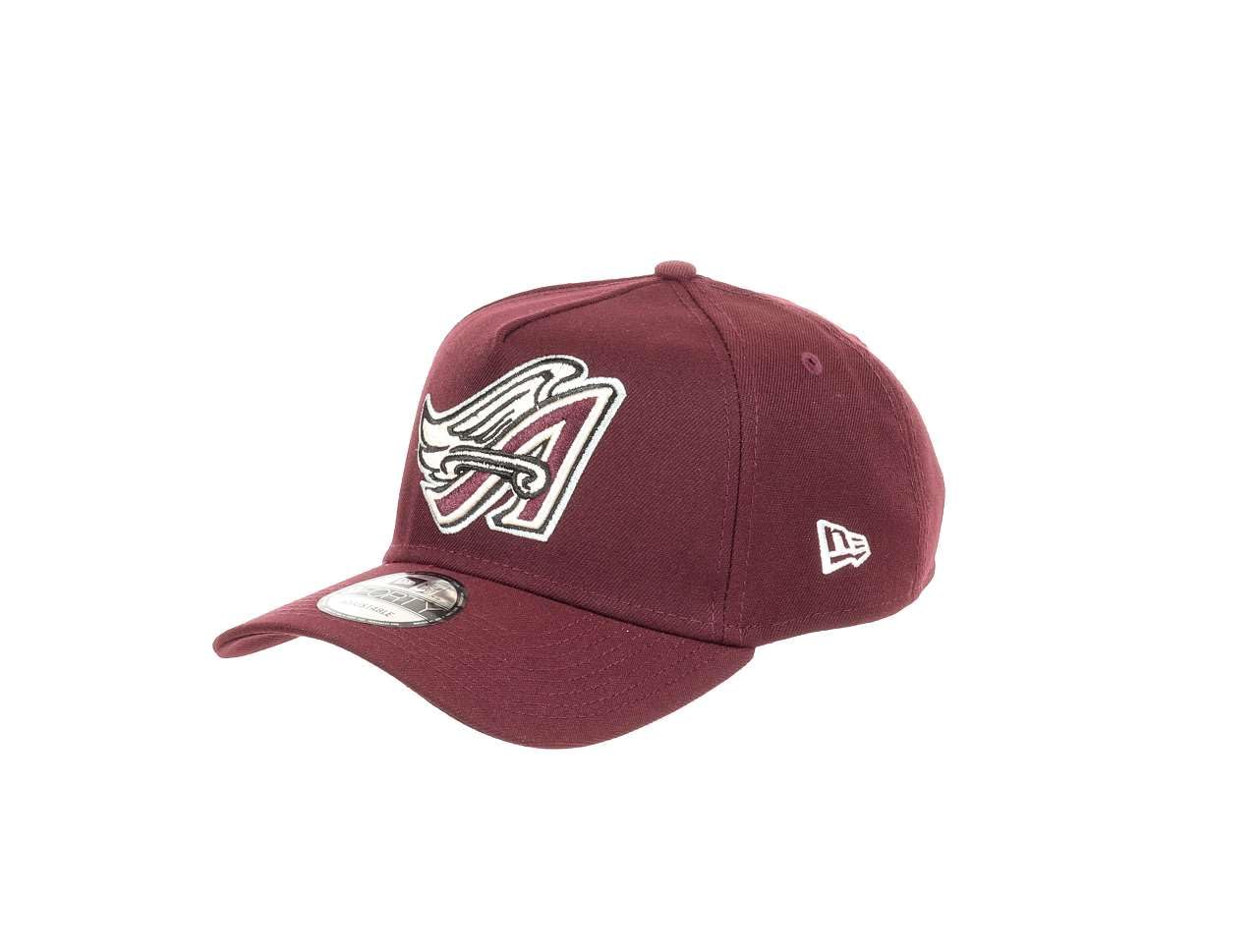New Era Anaheim Angels MLB Maroon 9Forty A-Frame Snapback Cap โ image 1