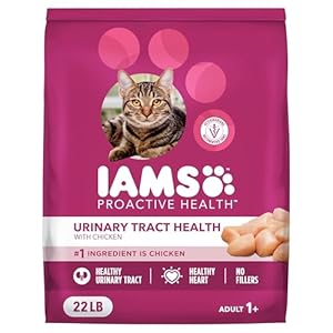 IAMS Proactive Health Adult Urinary Tract Healthy Dry Cat Food with Chicken, 22 lb. Bag