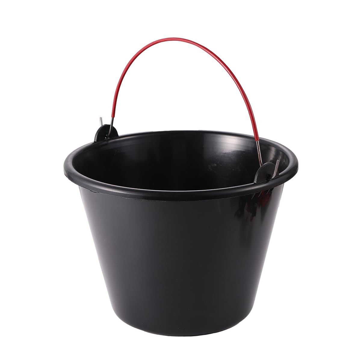 BMB TOOLS 10L Black Single Plastic Buckets with Ergonomic Handles | Heavy-Duty, Multi-Purpose Muck Buckets for Cement Mixing, Gardening, Construction, and Waste Disposal | Durable Plastic Containers