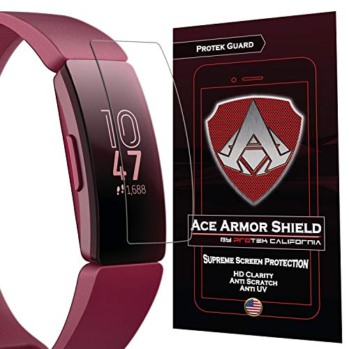 Ace Armor Shield (8 Pack) Premium HD scratch resistant Screen Protector compatible with Fitbit Inspire/Fitbit Inspire HR