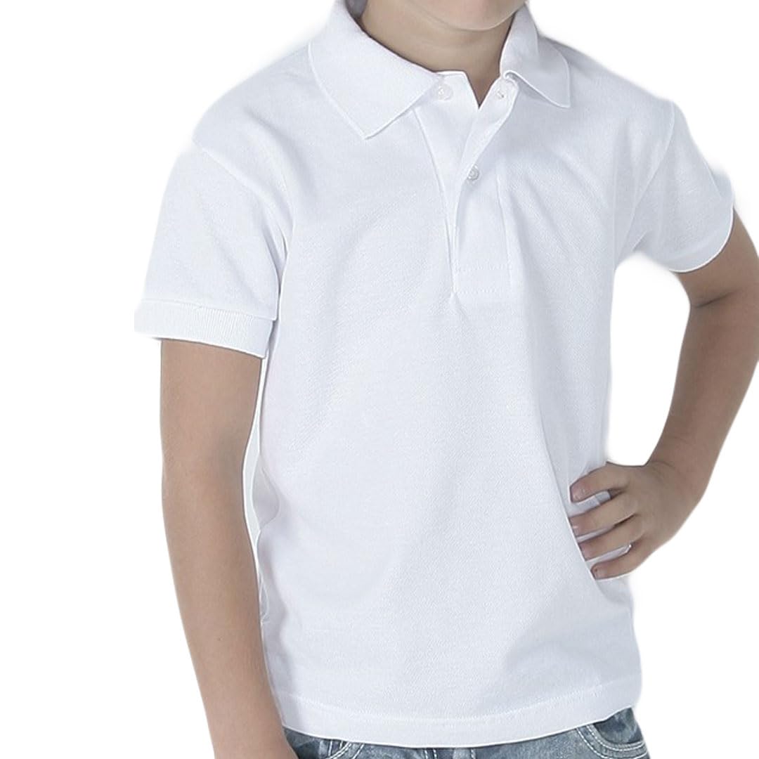 Uniformes De Colegio RAPIFE.1700_Blanco-2 años - Polo COLEGIAL RAPIFE Manga Corta Niñas Color: Blanco Talla: 2 años (92 cm)