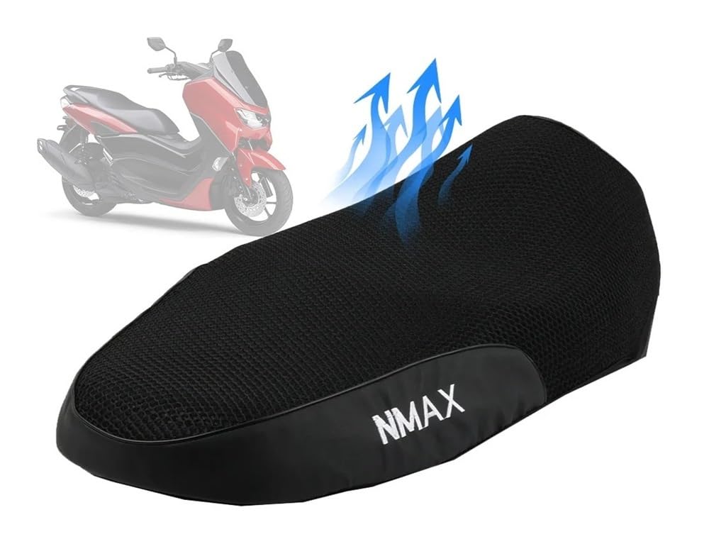 Asientos Funda Motocicleta para NMAX 125 155 160 N-MAX NMAX155 NMAX125 Accesorios De Motocicleta Protector Transpirable Aislamiento Funda para Cojín Asiento
