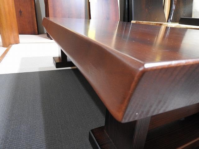 №30a 杉 一枚板座卓 3帖～セール