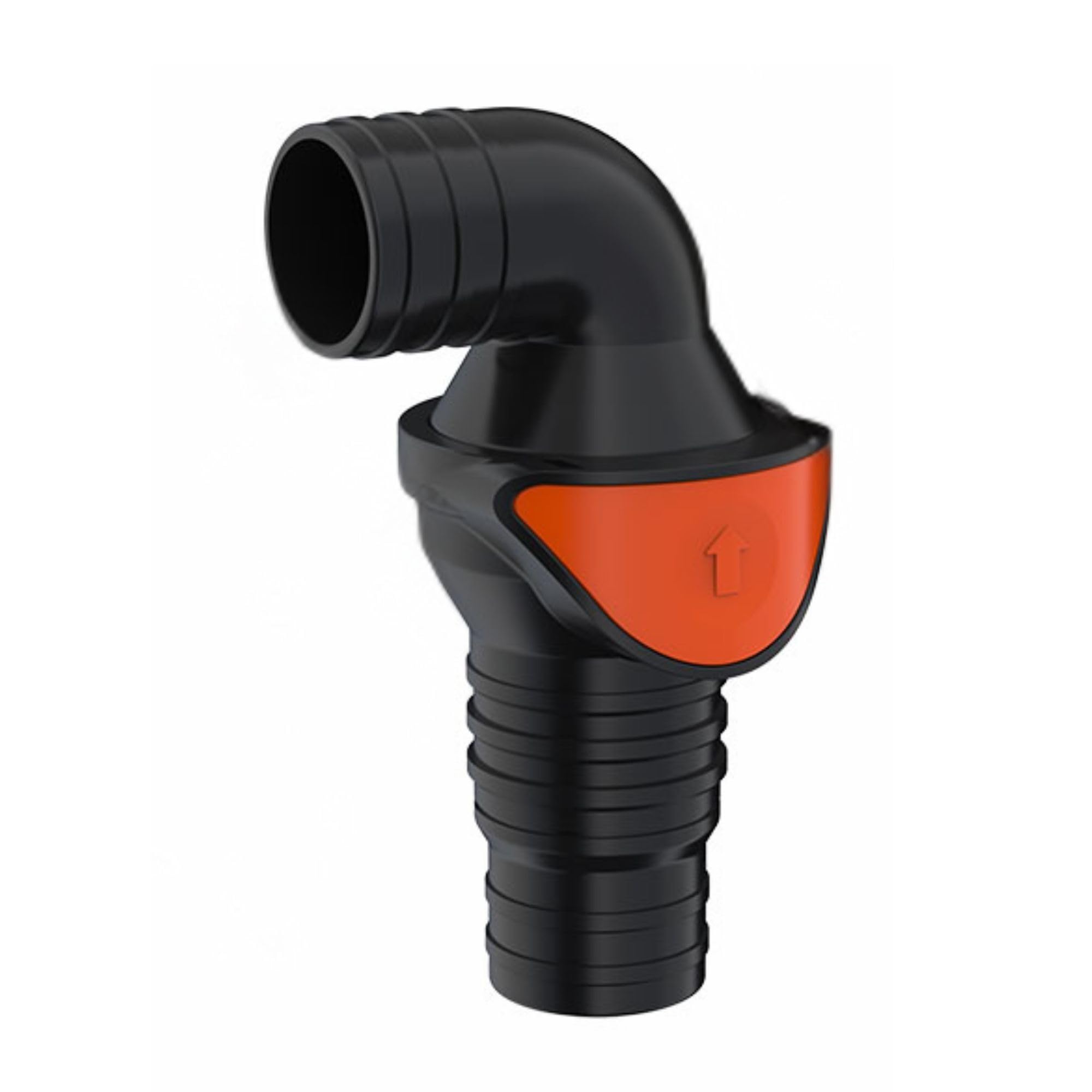 SEAFLO in-Line/ 90° Quick Disconnect Non-Return Check Valve PA6+GF+POM Construction, Anti-Backflow Design, Versatile Applications (Choose Size and Style)