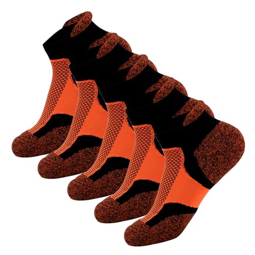 Kodal Copper Infused Ankle Socks Cushioned Athletic Low Cut Super Comfy Breathable Odor Free Socks with Tab