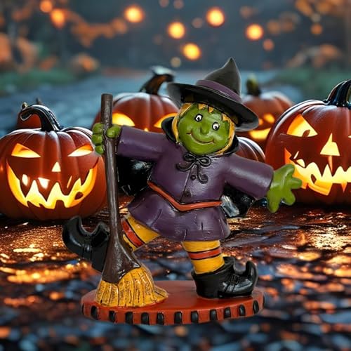 Statue de sorcière d'Halloween figurine à offrir pour fêtes - 4