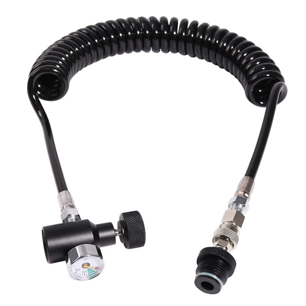 Buy Owfeel DIN Valve Scuba Adapter with Gauge, Pcp Scuba Tank Valve