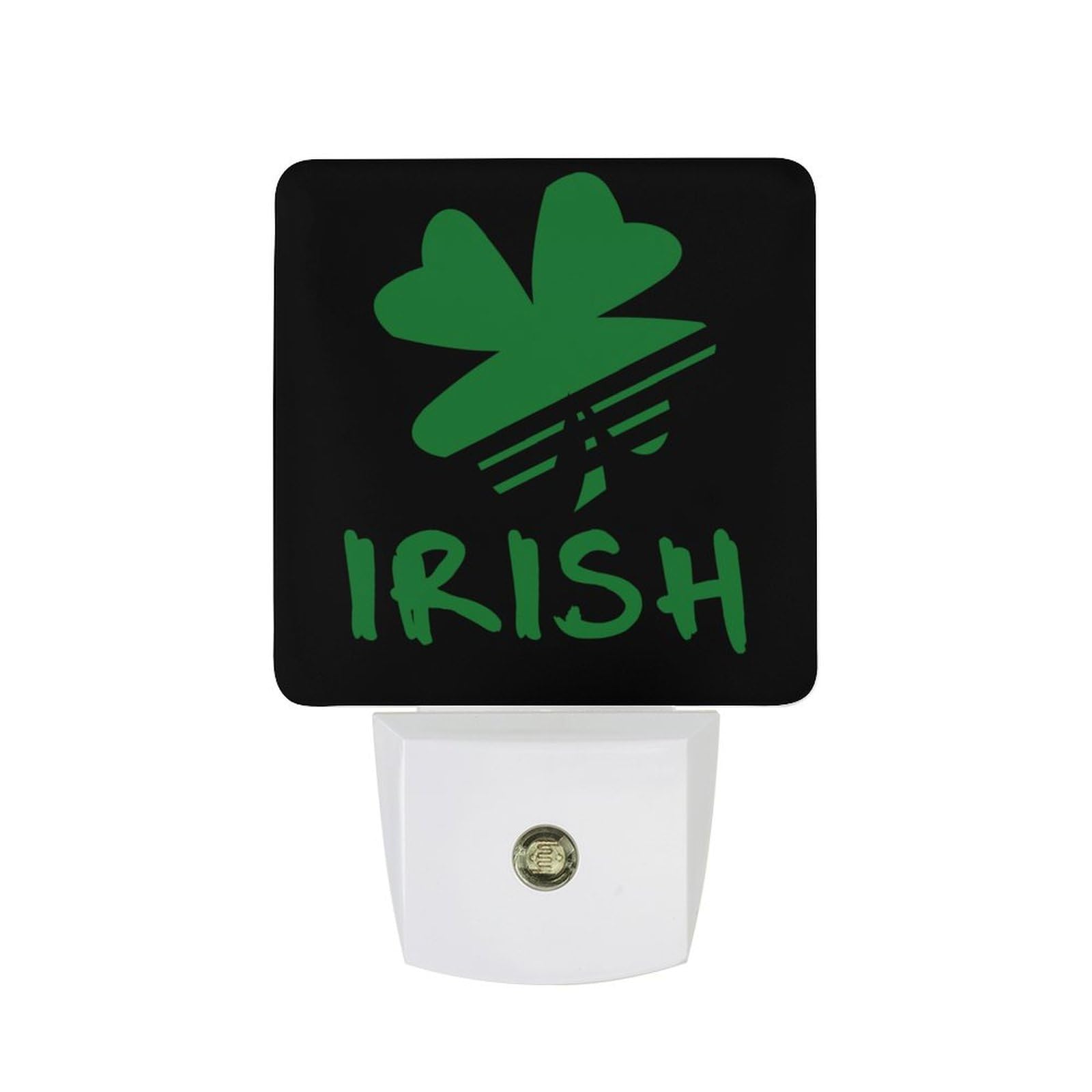 Nqrxadcrt Style Clover Irish Night Light Plug In Wall Lights Bedside Lamp Bedrooms Home Hallways Decoration