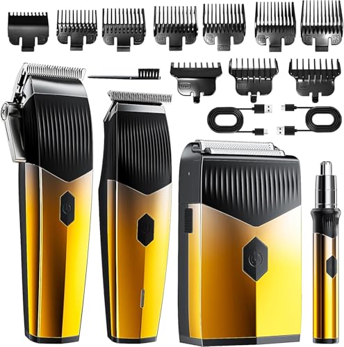 Tondeuse à barbe et rasoir rechargeable pour éliminer les irritations du rasage manuel
