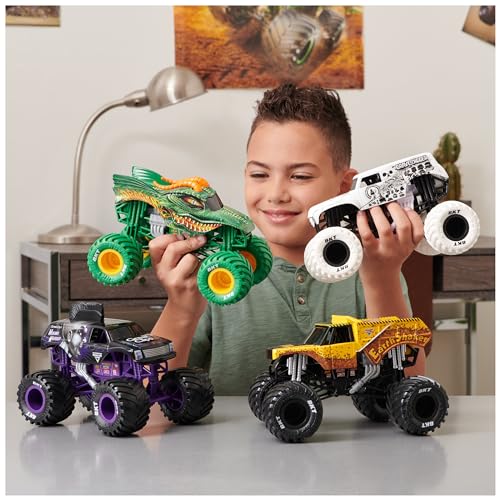 Monster Jam - Coche Monster Truck Batman Escala 1:24 METÁLICO - 6067612 - Coches para Niños - Juegos Infantiles - Juguetes Niños 3 años + 2 Monster Jam - Coche Monster Truck Batman Escala 1:24 MetÁlico - 6067612 - Coches Para Niños - Juegos Infantiles - Juguetes Niños 3 Años +