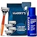 Harry's Razors for Men - Men's Razor Set with Bright Orange Handle, 5 Razor Blade Refills, Travel Blade Cover, 60ml Shave Gel