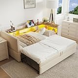 Optimisation de l'Espace et Confort Ultime:Ce canapé lit est conçu pour maximiser l'espace tout en offrant un confort optimal. Que ce soit pour une utilisation quotidienne ou occasionnelle, il répond à toutes vos attentes avec son design ergonomique, ses fonctionnalités intelligentes et son esthétique moderne. Parfait pour les appartements, les studios ou les maisons, il allie praticité, style et innovation.