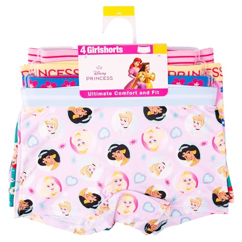 Disney Princess Underwear Multipacks With Cinderella, Belle, Ariel, Aurora & more in 2/3T-10 - image 2