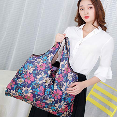 Cabilock Bolsa de Mercadoria Reutilizável Dobrável Grande Capacidade Ecológica Bolsas de Armazenamen