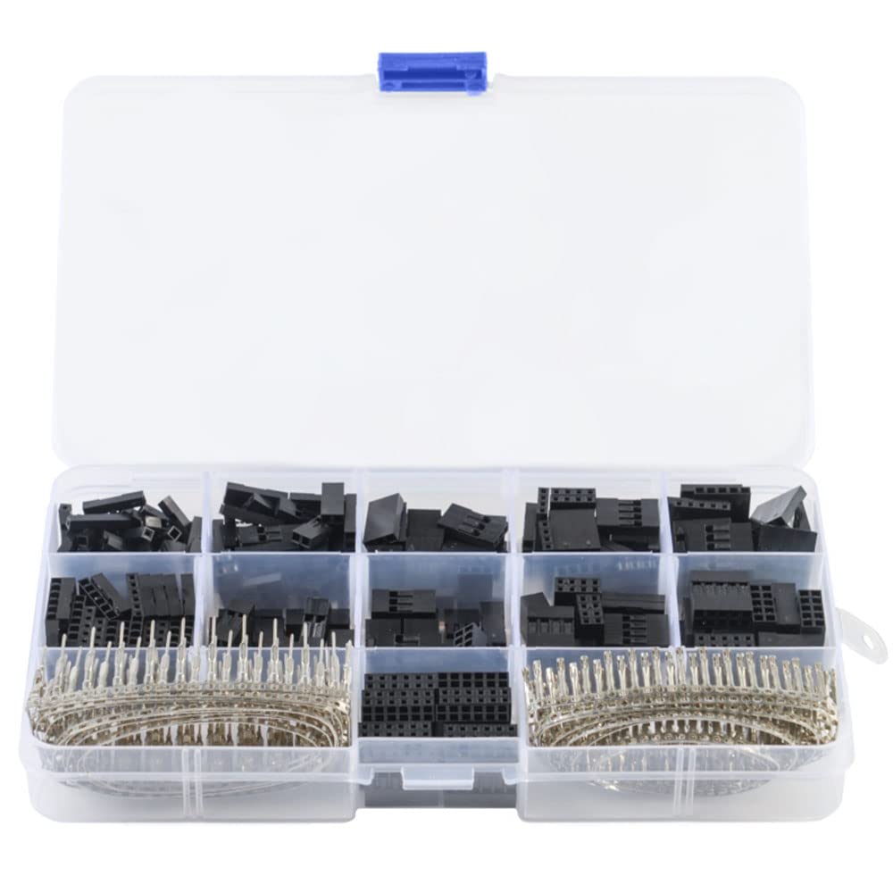 Dupont Connector Set, 620 Pieces with Storage Case