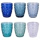 Villa d’Este Home Tivoli 1996 6er Set Wassergläser 300ml aus Glas Imperial Ocean