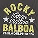 Popfunk Rocky Rocky Balboa Italian Stallion Unisex Adult T-Shirt (Large - Charcoal)