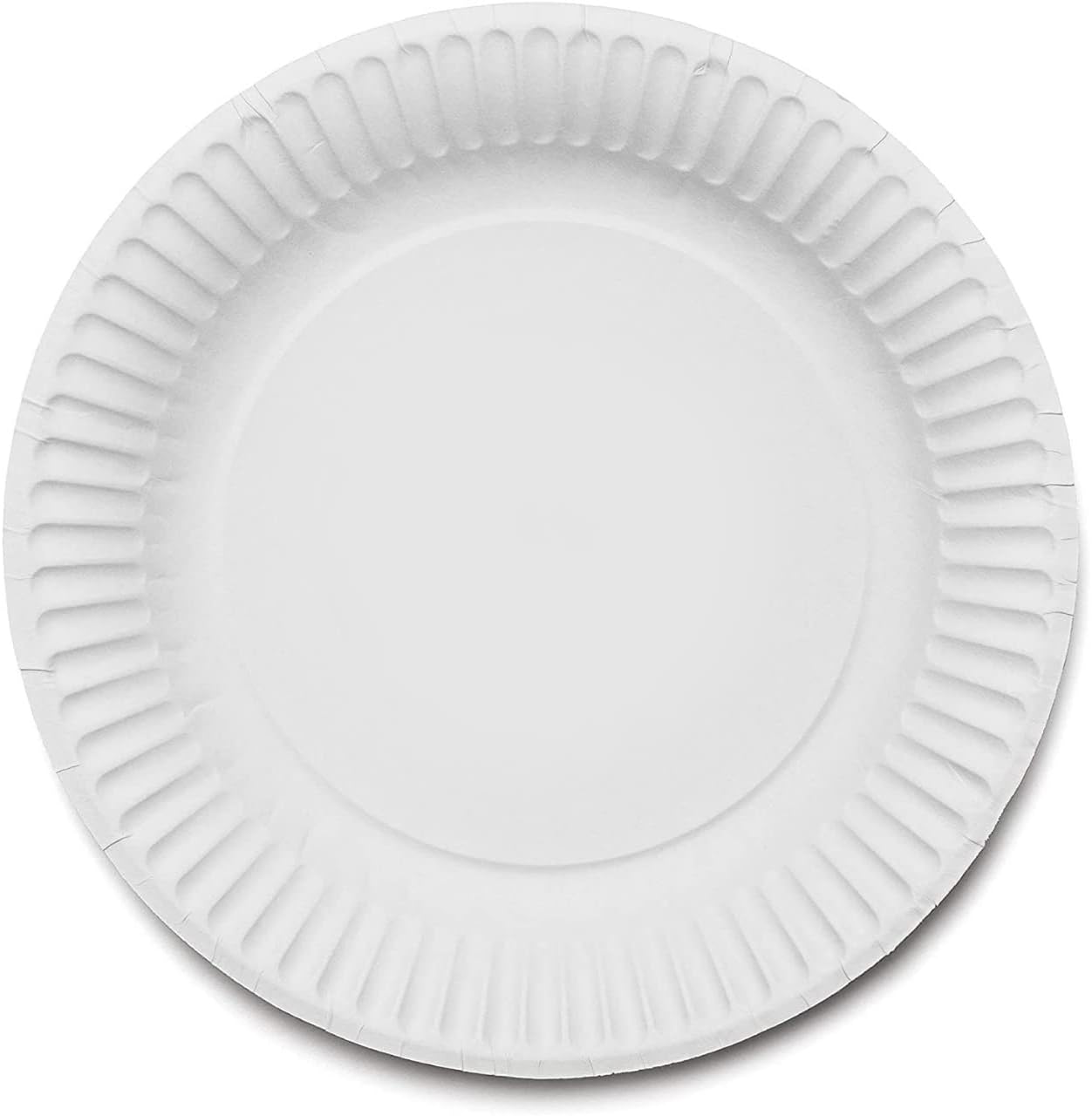 PRICE BEATER, 100 Paper Plates White, 9&7 Inches, Strong Paper Plates