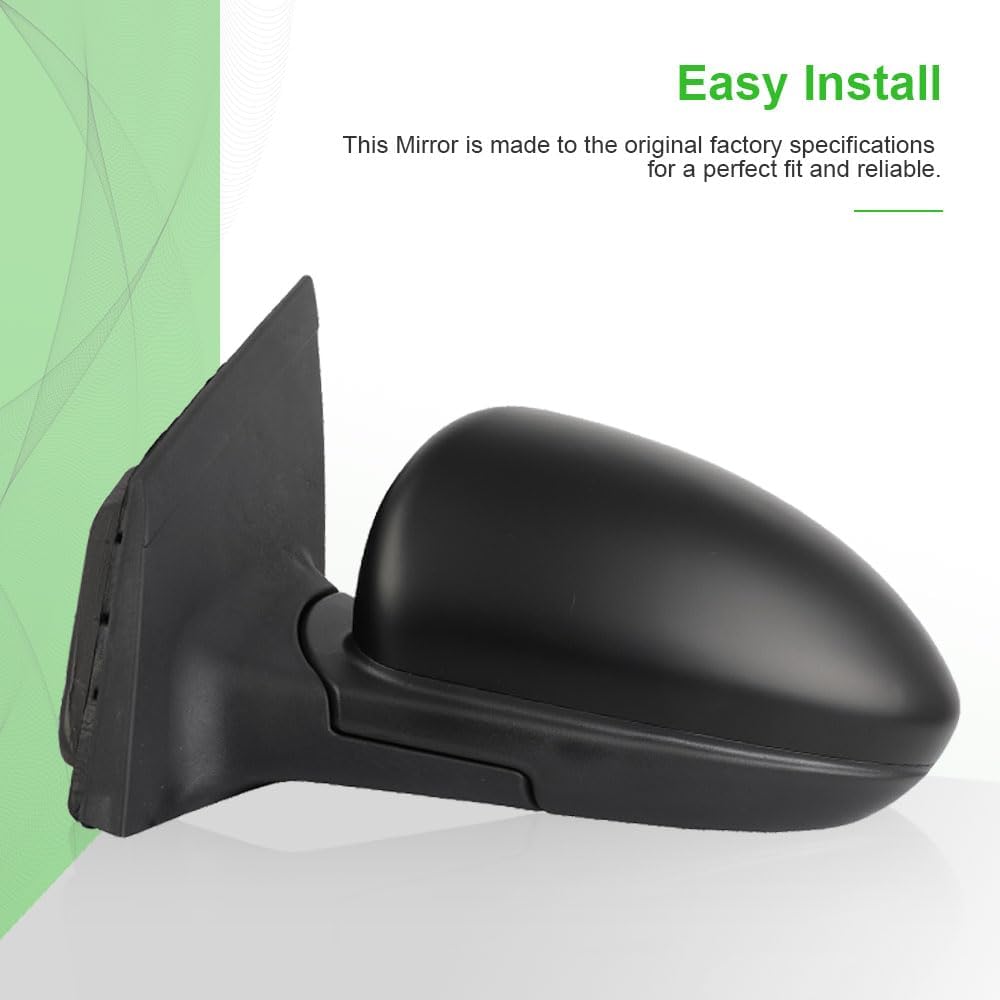 SCITOO Driver Side View Mirror Fit For Chevy For Cruze 2013-2015, For Cruze Limited 2016 Power; w/Side Object Sensor Left Outside Exterior Mirror GM1320549 19260461