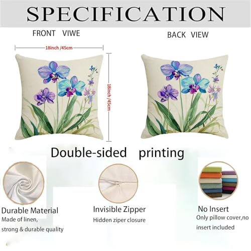 Housse coussin 60x60cm imperméable double face avec fermeture éclair