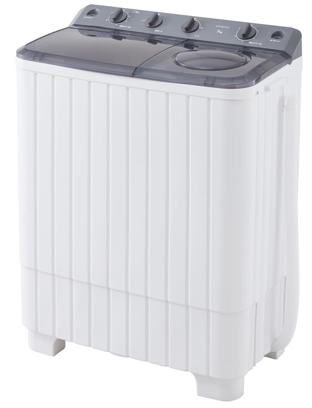 Amazon | simplus 二層式洗濯機 洗濯機 縦型二槽式 節電 エコ 軽量