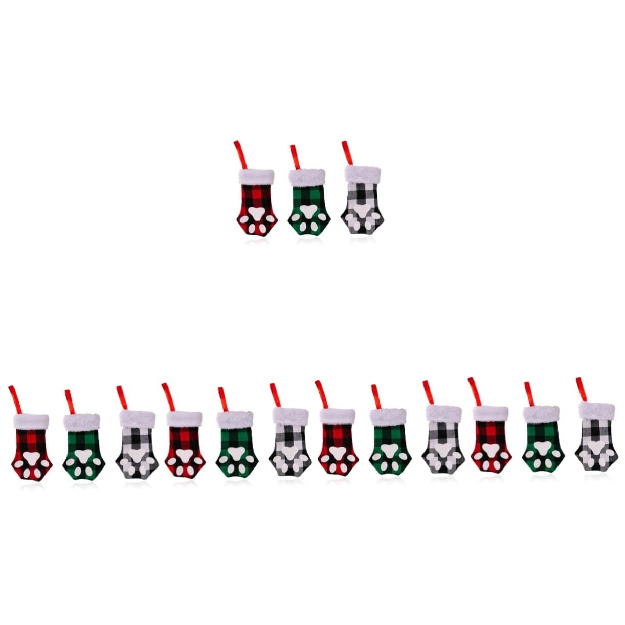 MAGICLULU 15pezzi Forma per Natale Sacchetti per e Decorazioni Natalizie per Feste per Tavole Festa e Decorazioni Natale