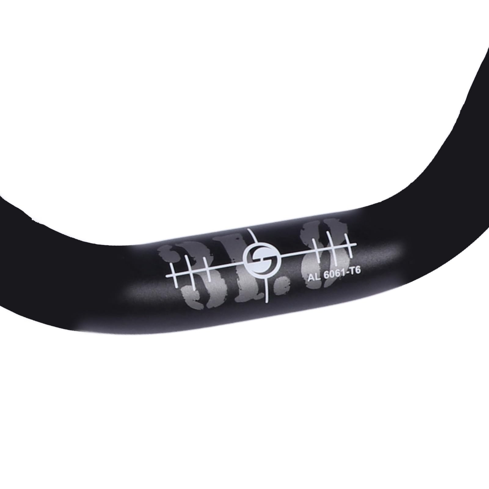 Podwyższona Kierownica Ze Stopu Aluminium, 31,8 mm Montaż, 780 mm Długość, Ergonomiczna, Zwiększona Odporność Na Korozję Dla Rowerów Szosowych (BLACK)