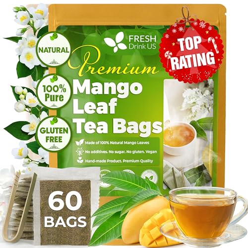 FreshDrinkUS Premium Mango Leaf Tea Bags