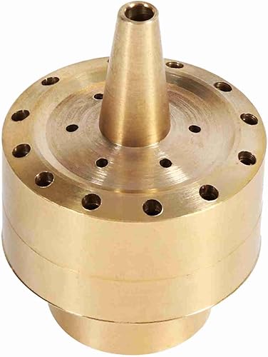 Miniatura 6 de Cabezales de boquilla de fuente de latón, chorro de columna multidirección para estanque, jardín, paisaje, exterior, agua, rociador, decoración de