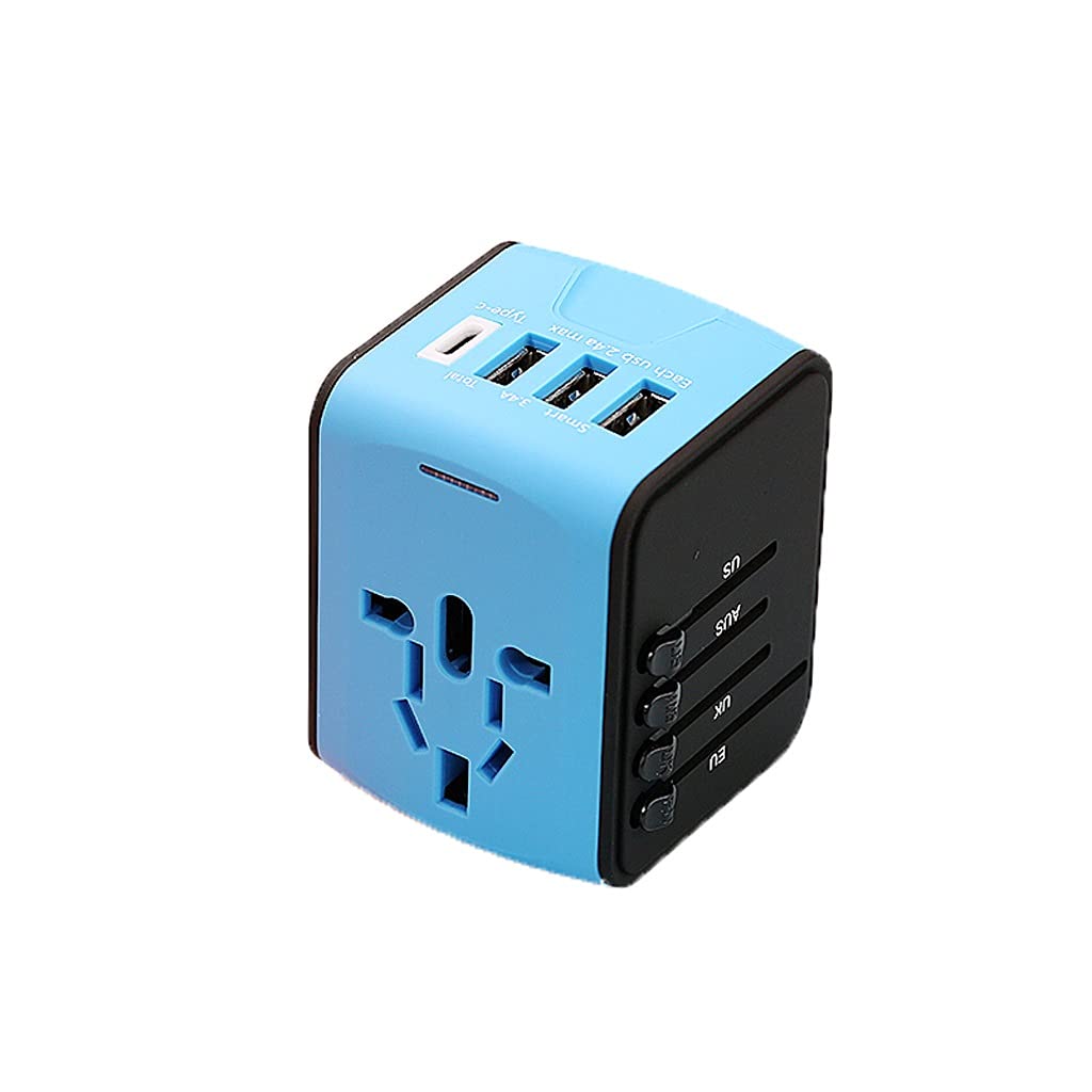 Enchufe Internacional Adaptador Viajes portátil Consigue International Socket Converter, Adaptador de Viaje Mundial, Adaptador de Viaje Universal Adaptador de Corriente