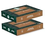 Nespresso Professional Starbucks House Blend Coffee Capsules x50 (Pack of 2, Total 100 Capsules) - with Toasted Nut and Cocoa Hints