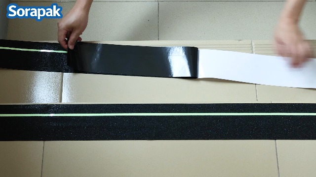 Image of Anti Slip Tape with Glow in Dark Strips 4 in x 20 FT,Non-Skid Tape Night Visibility Non-Slip Roll, Anti-Slip Strips for Stairs Ramps Floors Decks & Slippery Surfaces