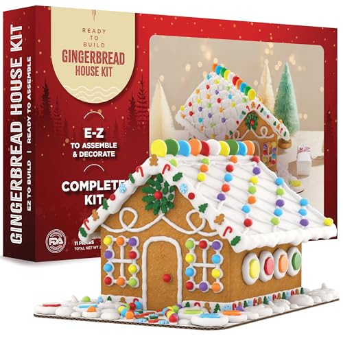 Gingerbread House kit, DIY Gingerbread House, Fun Holiday Activit...