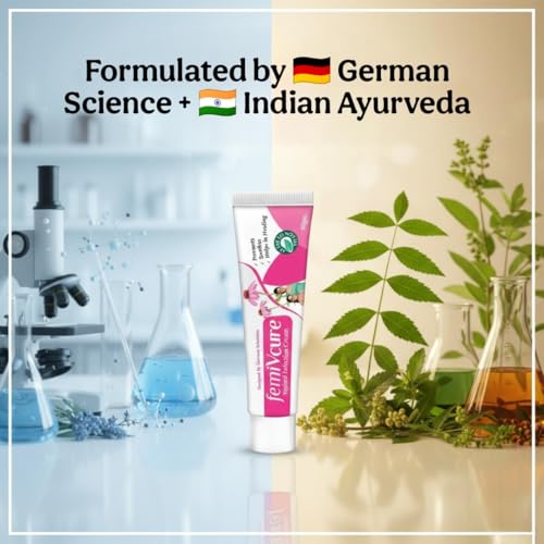 Image of Truhabit Femi V Cure Intimate Wellness Cream | Herbal Formula for Everyday Vaginal Hygiene & Comfort | Helps Soothe Irritation & Maintain Freshness | 30g