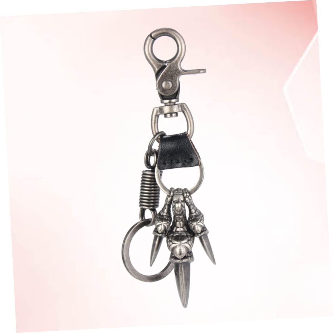 CALLARON 3 Stücke Einzigartige Retro Design Schlüsselanhänger Dekorative Schlüsselring Für Handtasche Auto Schlüssel Schlüsselbund Punk Schlüsselanhänger
