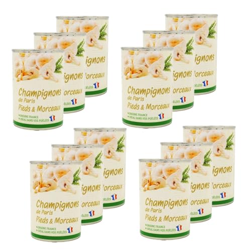Champignons de Paris pieds et morceaux Agidra pour réussir tous vos gratins et quiches