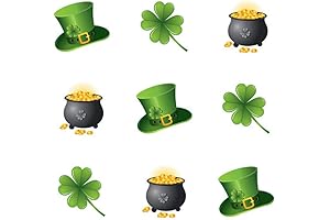 St. Patrick's Day Pot O' Gold Repeat Scrapbook Stickers (60226)