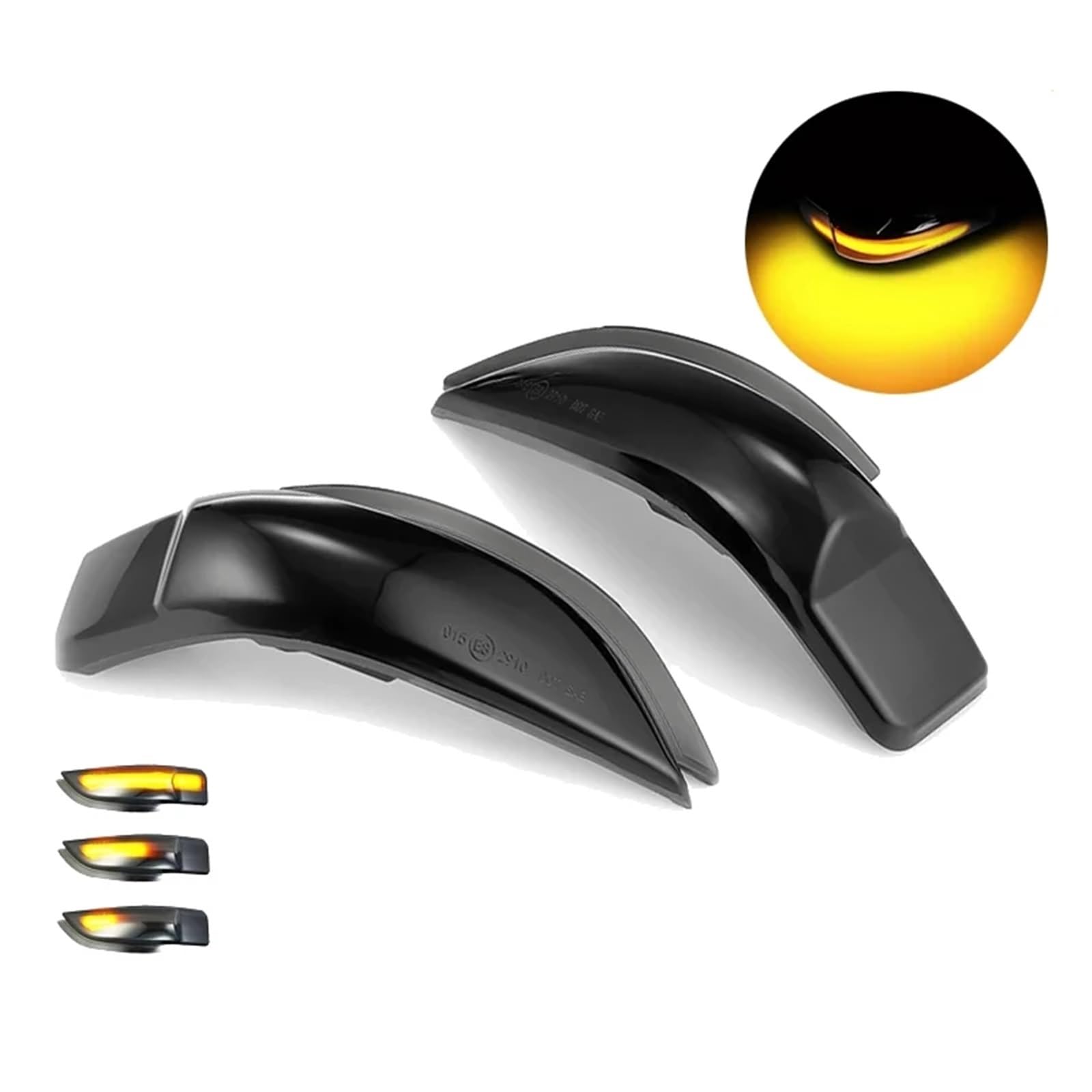 LED Intermitentes Laterales Luz LED Dinámica Espejo Retrovisor Coche Indicador Señal Giro para Toyota para Corolla para Yaris XP130 para Auris E180 para Camry para Prius