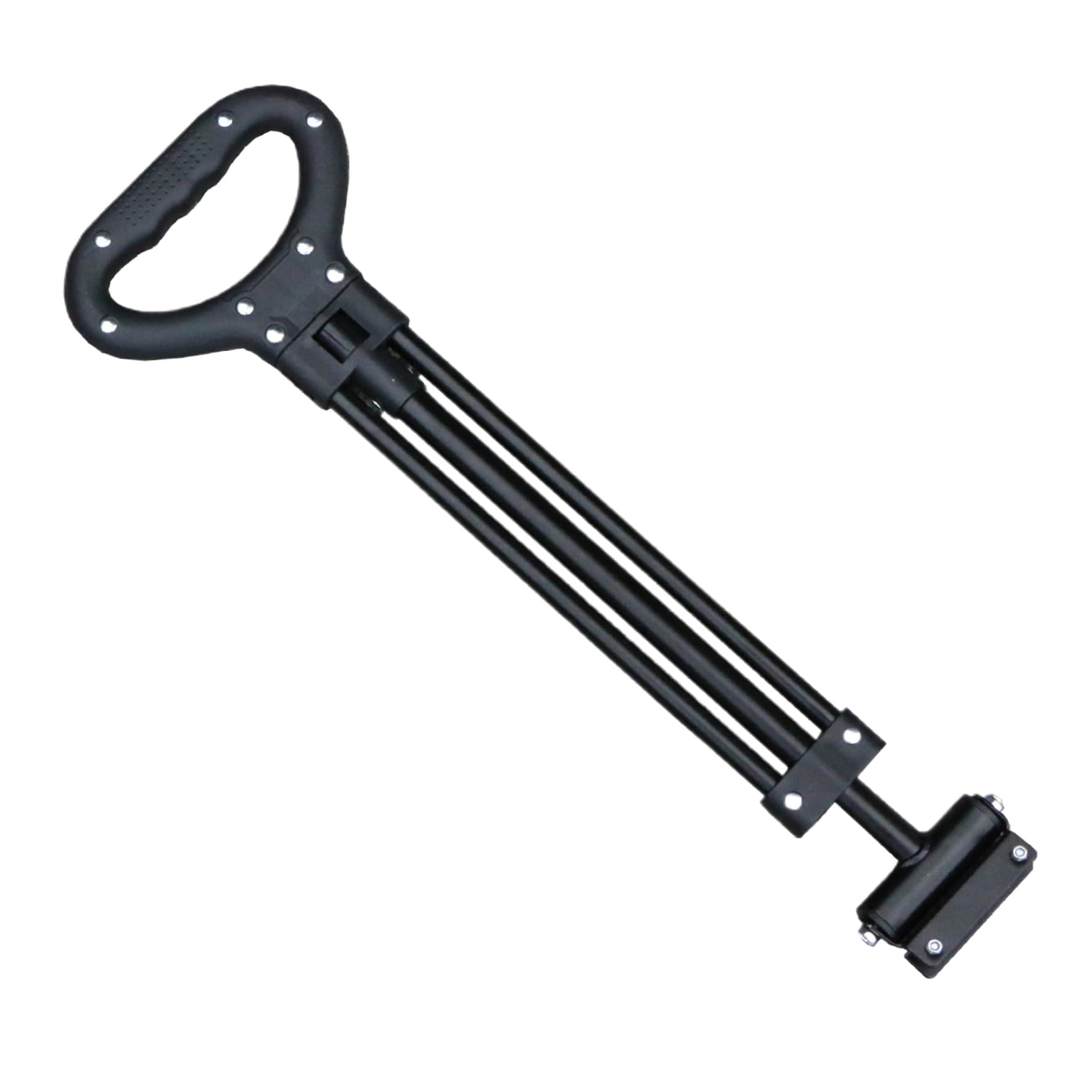 Veesper Wagon Push Handle Attachment Stretchable Replacement Handle for Folding Cart, Beach Wagon, Utility Trolley, Garden Wheelbarrow and Shopping Carts