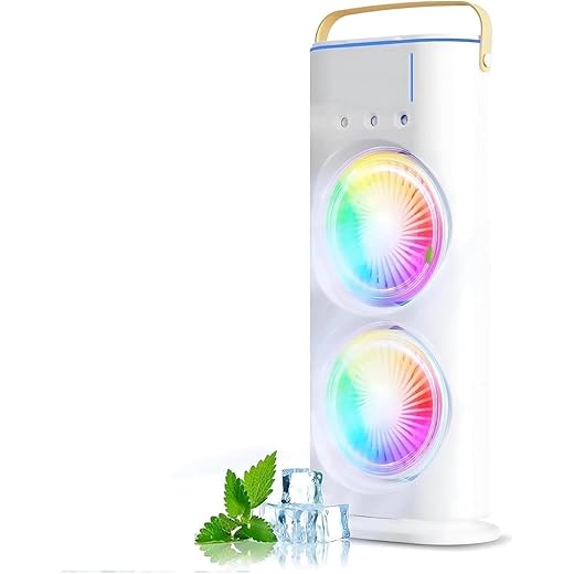 Portable Double Ended Mist Spray Fan for Summer Room Cooling