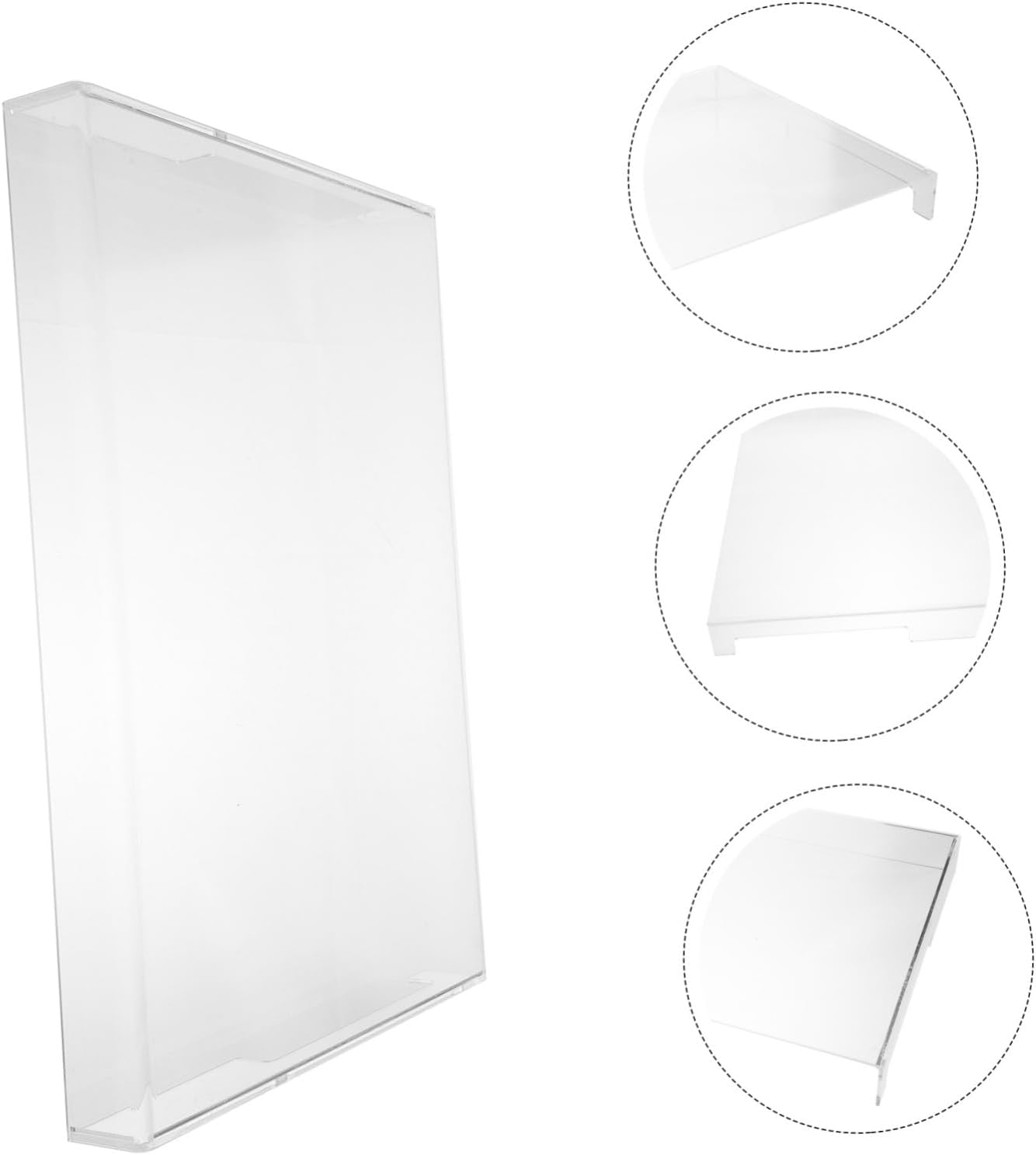 SEWACC Transparent Acrylic Laptop Keyboard Cover Stand Non Slip Keyboard Protector for Dust and Spill Prevention Lightweight Supplies for Clear Visibility and Easy Storage