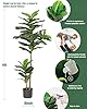 FLOWORLD Fiddle Leaf Fig Tree Artificial Plant 4FT Tall Faux Plants Indoor Fake Ficus Lyrata Plant in Pot Artificial Fig Trees for Home Office Store Room Decor Indoor Outdoor Housewarming Gift #3
