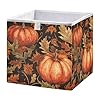   Bolaz-Vintage-Pumpkin-Maple-Leaf-Closet-Organizers-Storage-Cubes-Storage-Bins-Shelf-Baskets-Containers-for-Home-Room-OfficeSquare