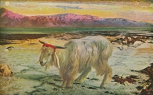 Affiche toile le bouc émissaire reproduction d'art de peintre 60x90cm