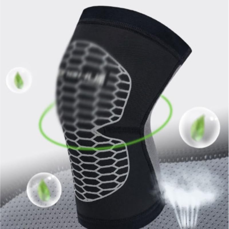 Sports Knee Pads Breathable Basketball Running Fitness Shock Absorption