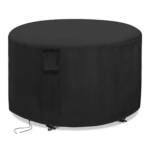Patio Furniture Covers Round,36 Inch Outdoor Round Dinner Table Cover