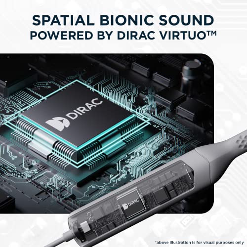 Image of boAt Rockerz Apex Bluetooth Wireless in Ear Earphones with Spatial Bionic Sound Powered by Dirac Virtuo, Touch Sensors, Beast Mode, ENx Tech,30H Playtime,ASAP Charge(Classic Grey)